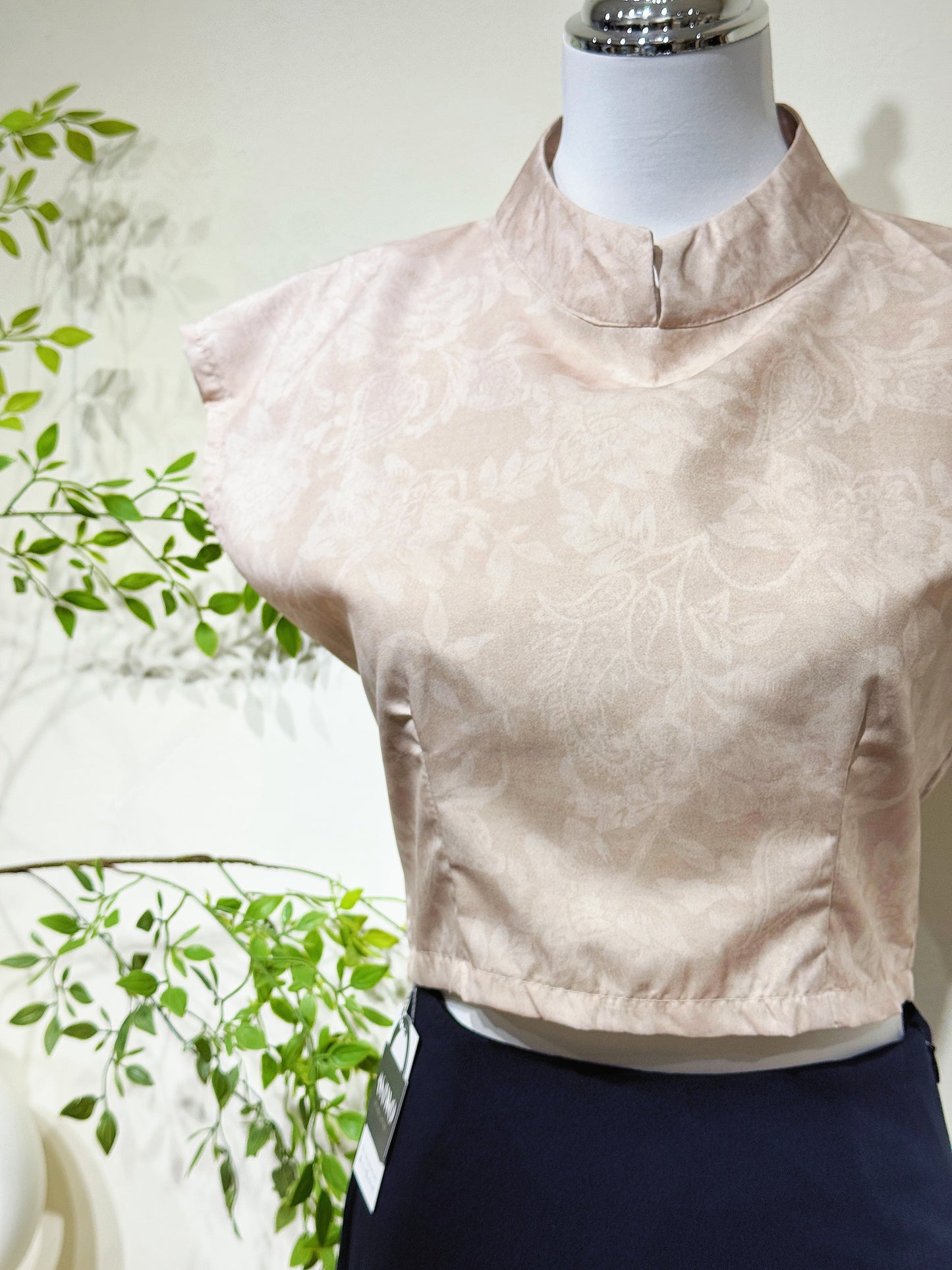 Amber Printed Crop Blouse