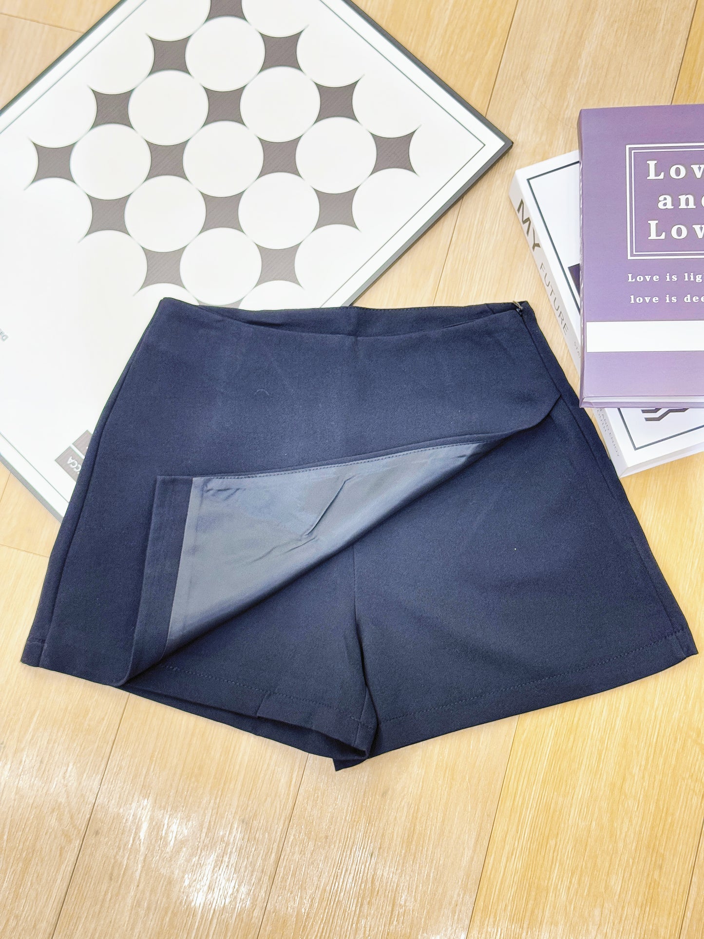 A-Line High-Waist Skort