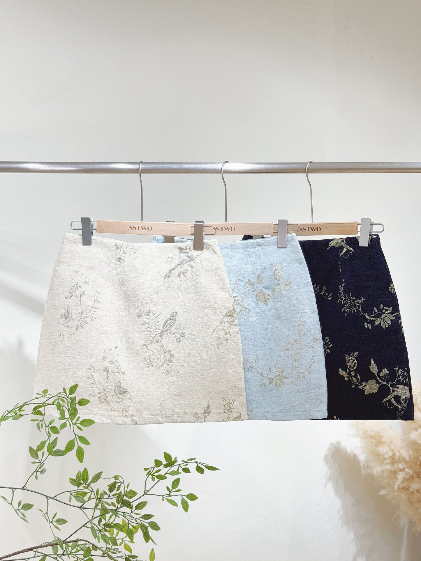 Golden Brocade Embroidered Skirt