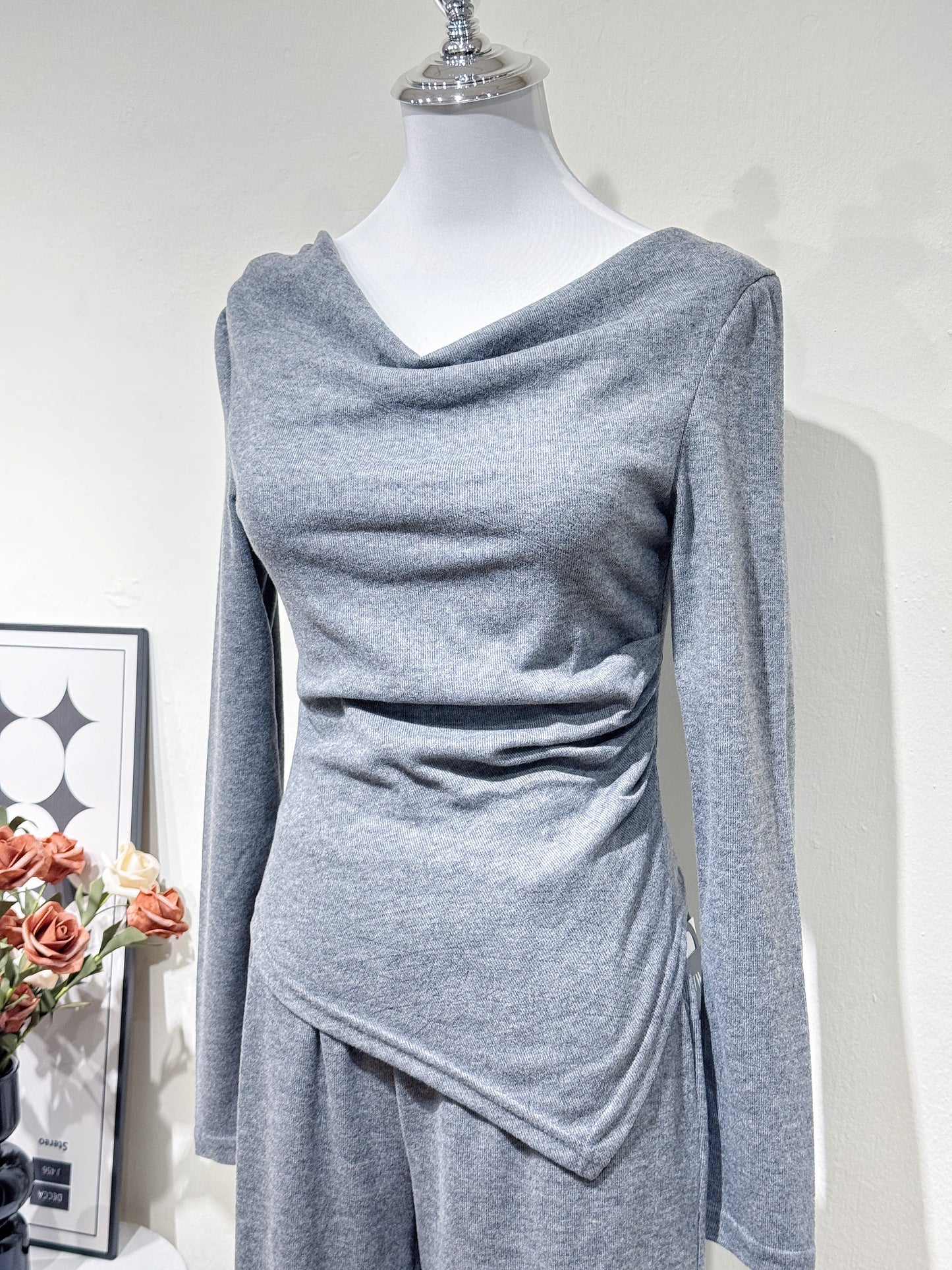 Casual Long-sleeve Elegance Set