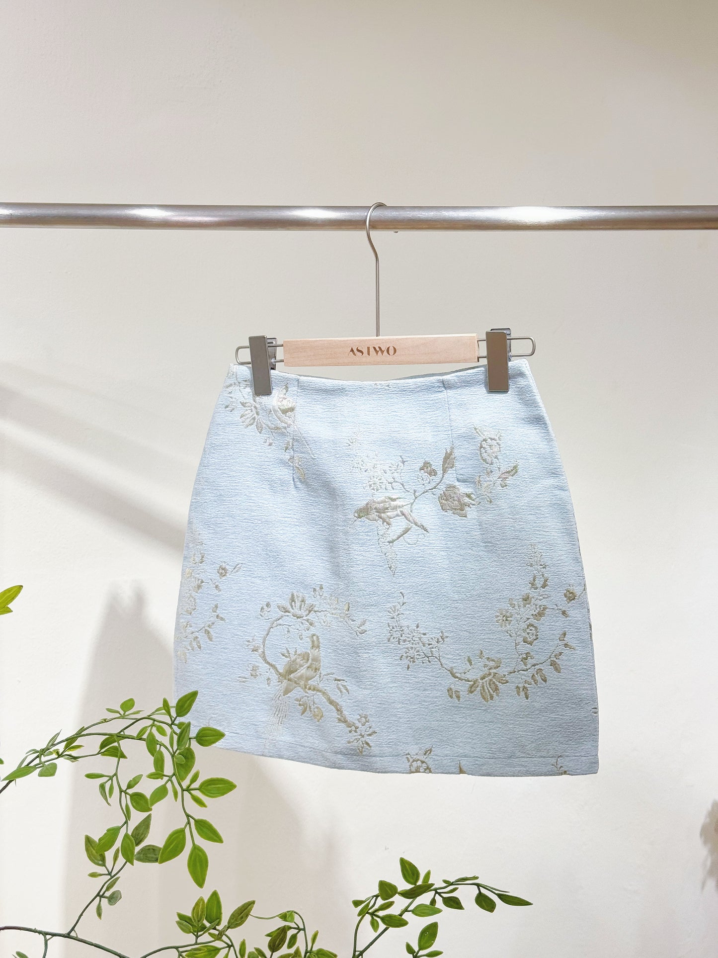 Golden Brocade Embroidered Skirt