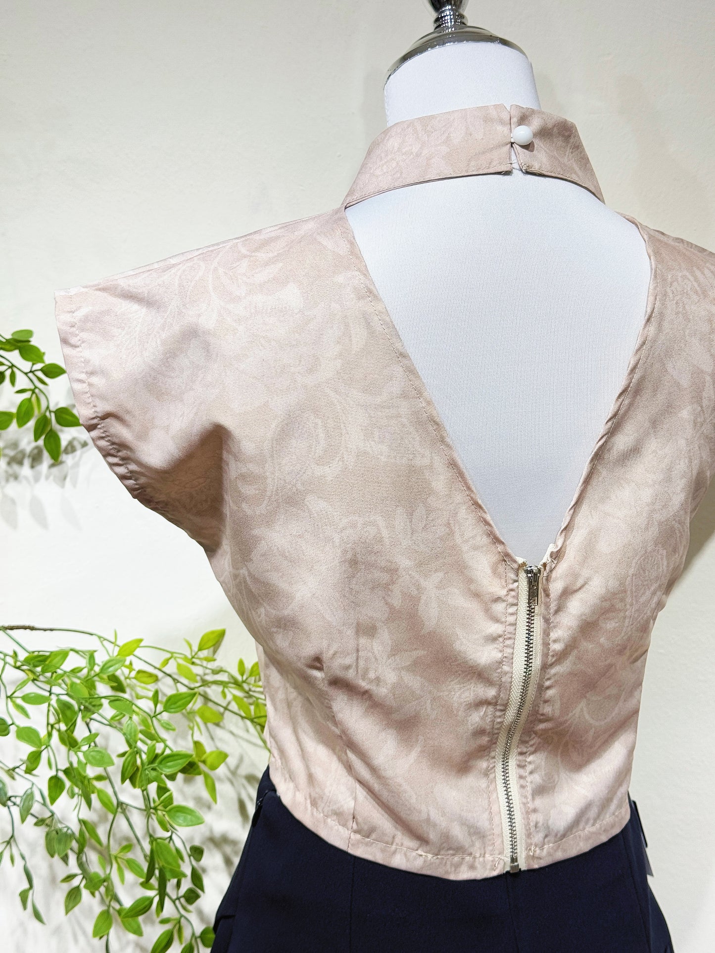 Amber Printed Crop Blouse