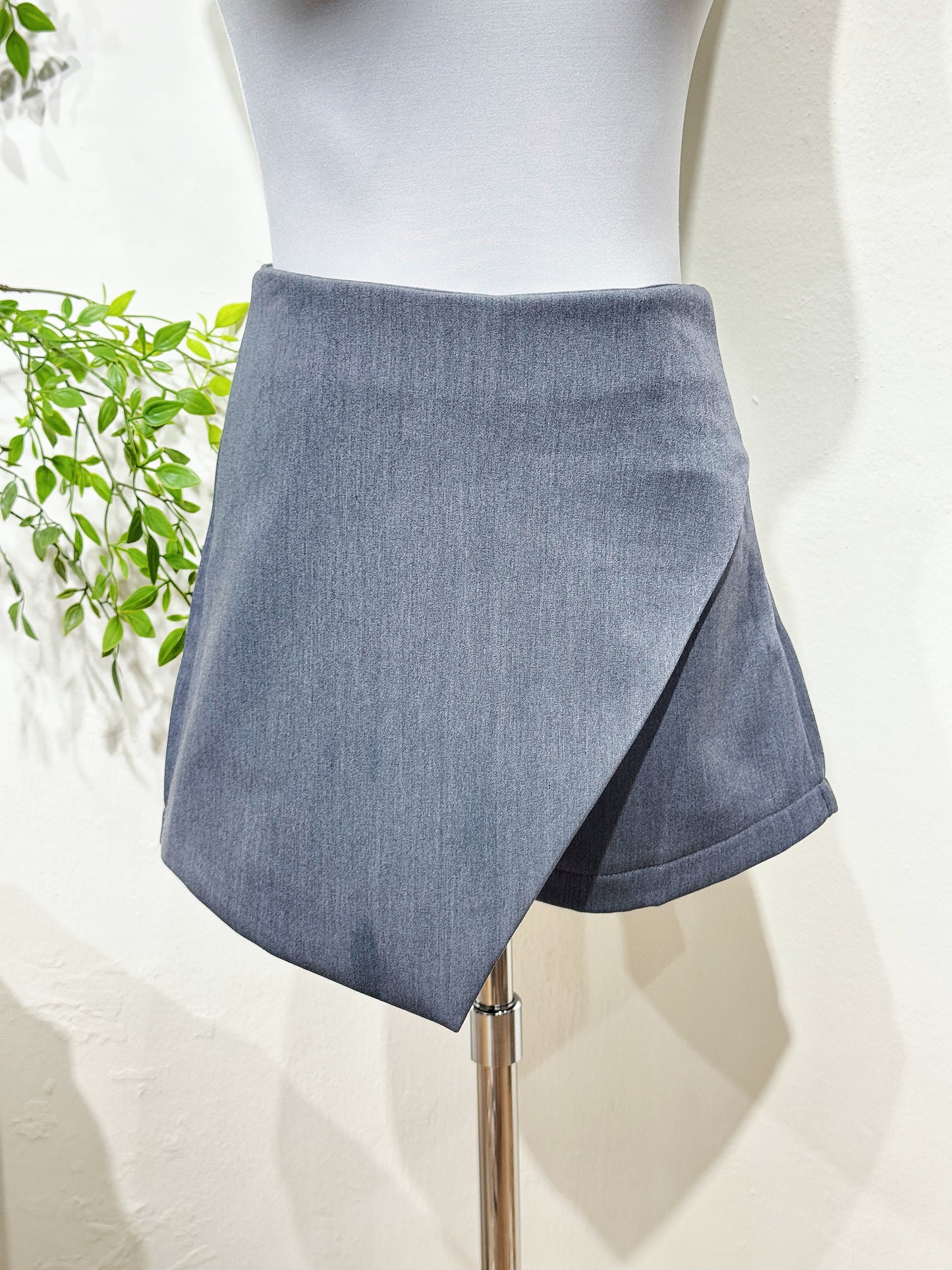 A-Line High-Waist Skort