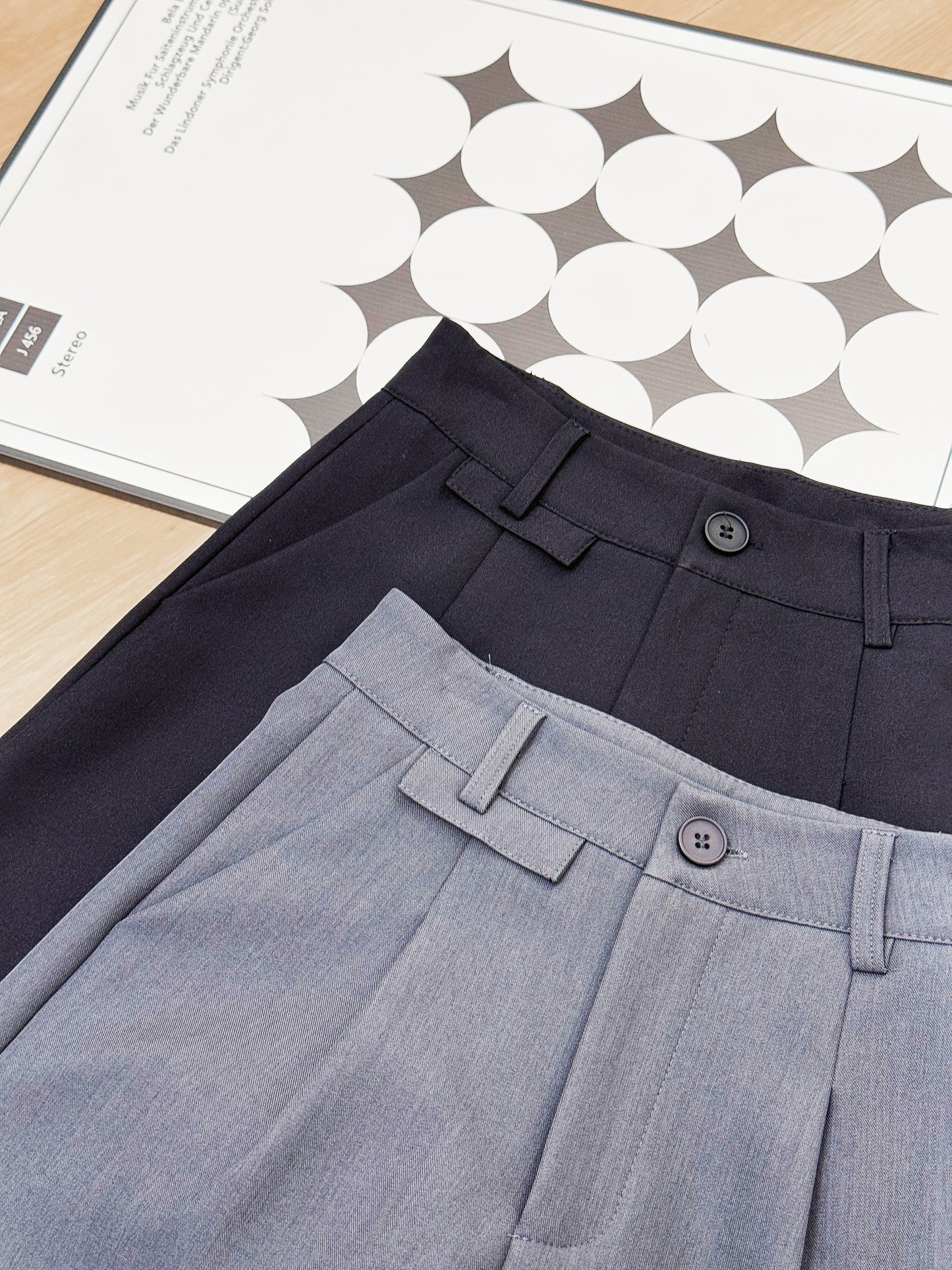 Belted High-Waisted Tailored Shorts