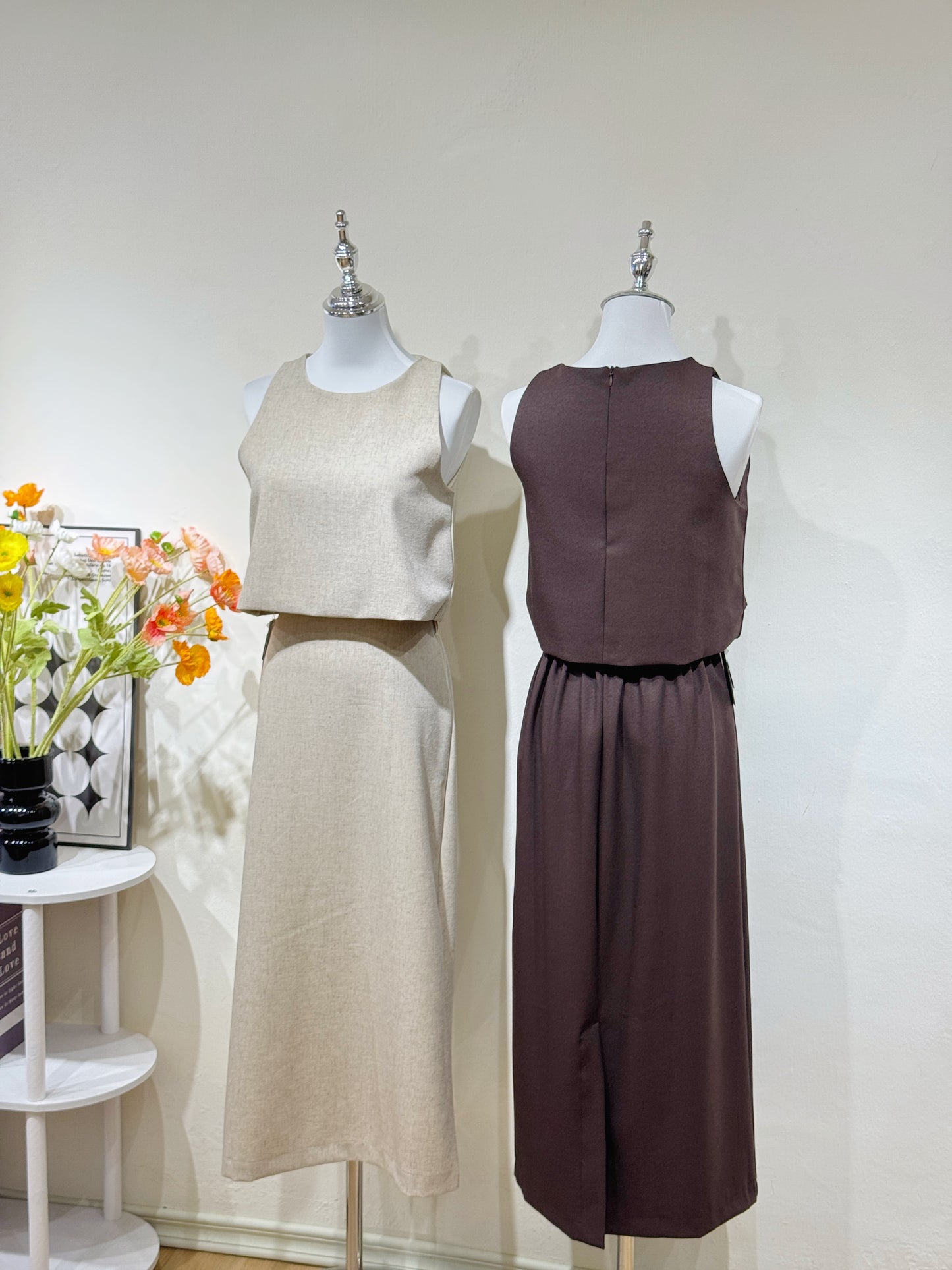 Classic Midi Skirt Set