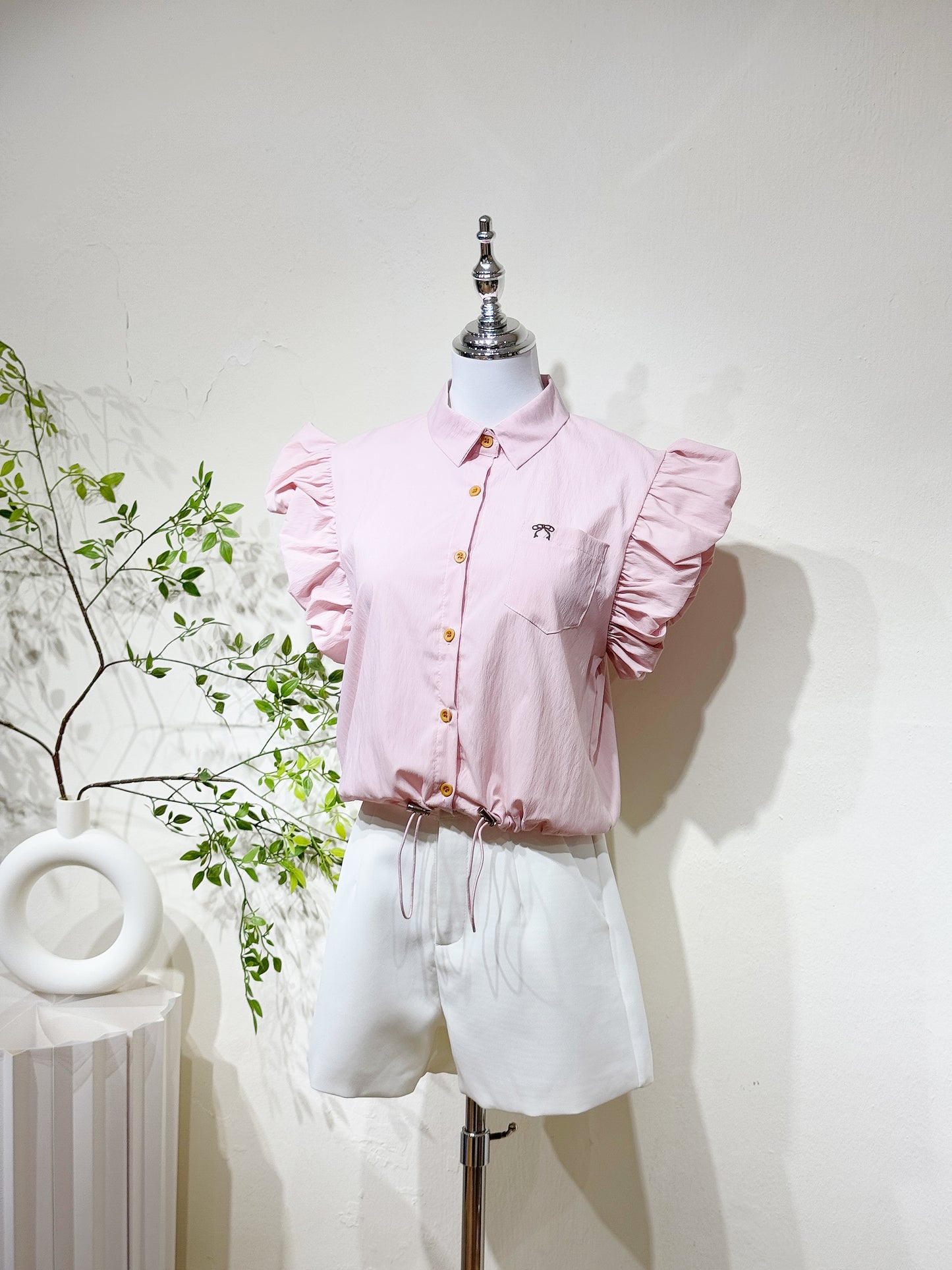 Flutter Bow Pocket Shirt