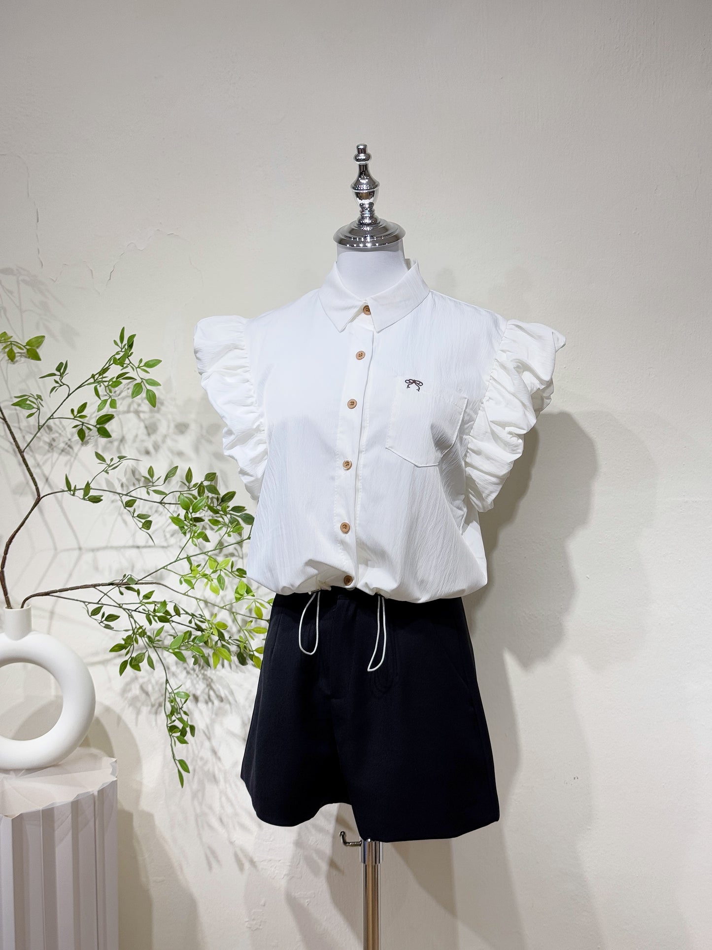Flutter Bow Pocket Shirt