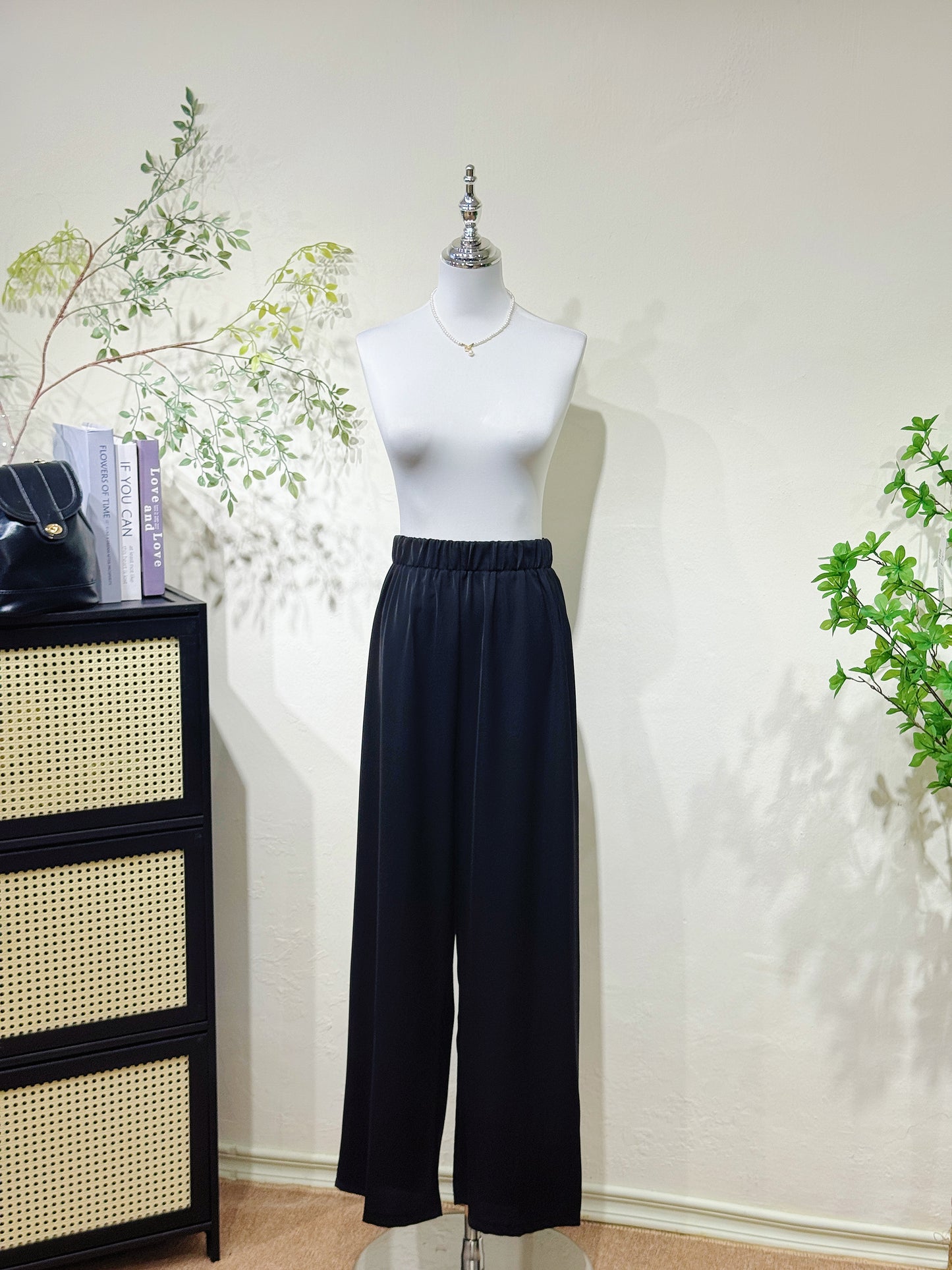 Satin Asymmetric Cami Two-Piece Set