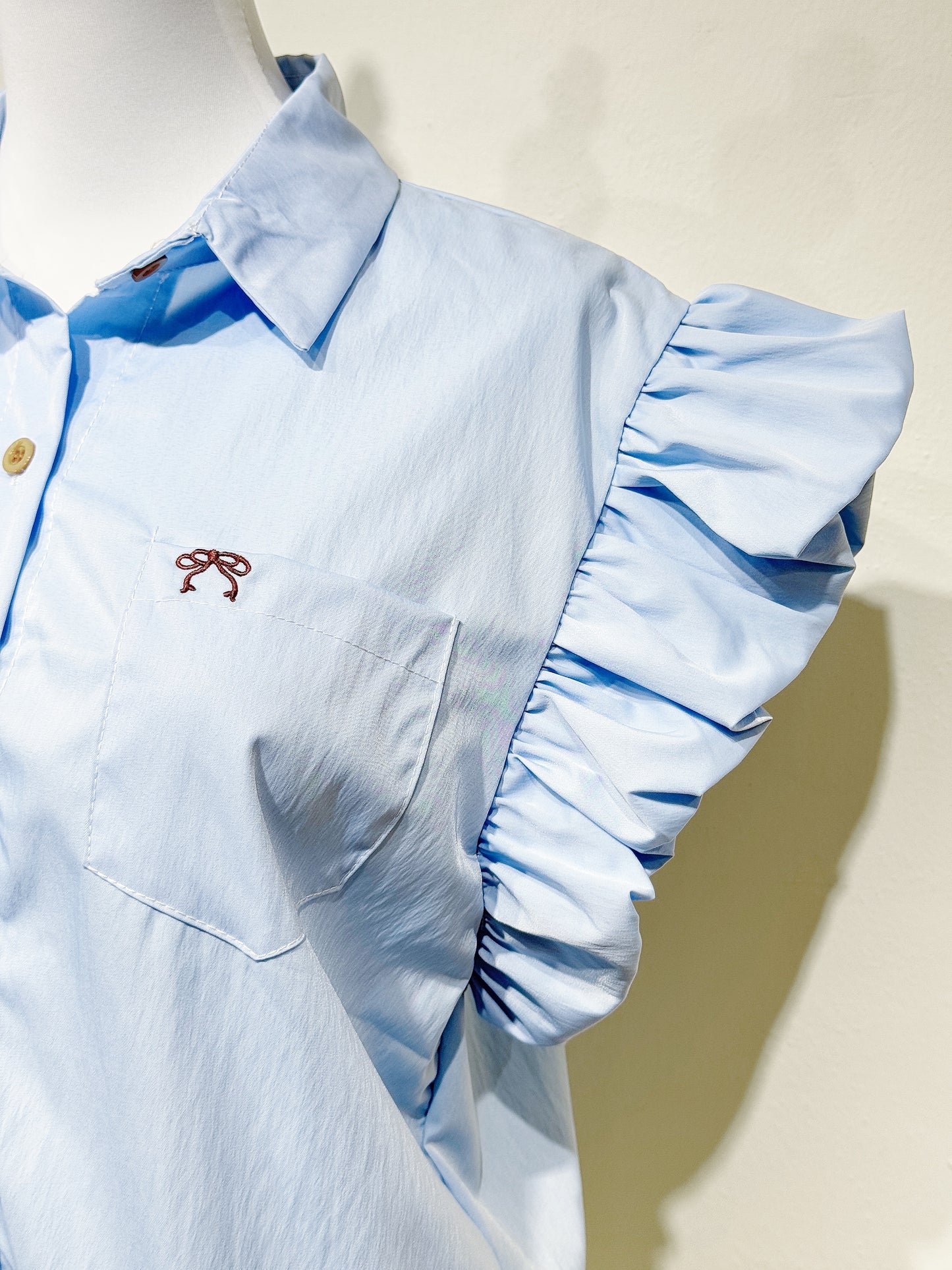 Flutter Bow Pocket Shirt