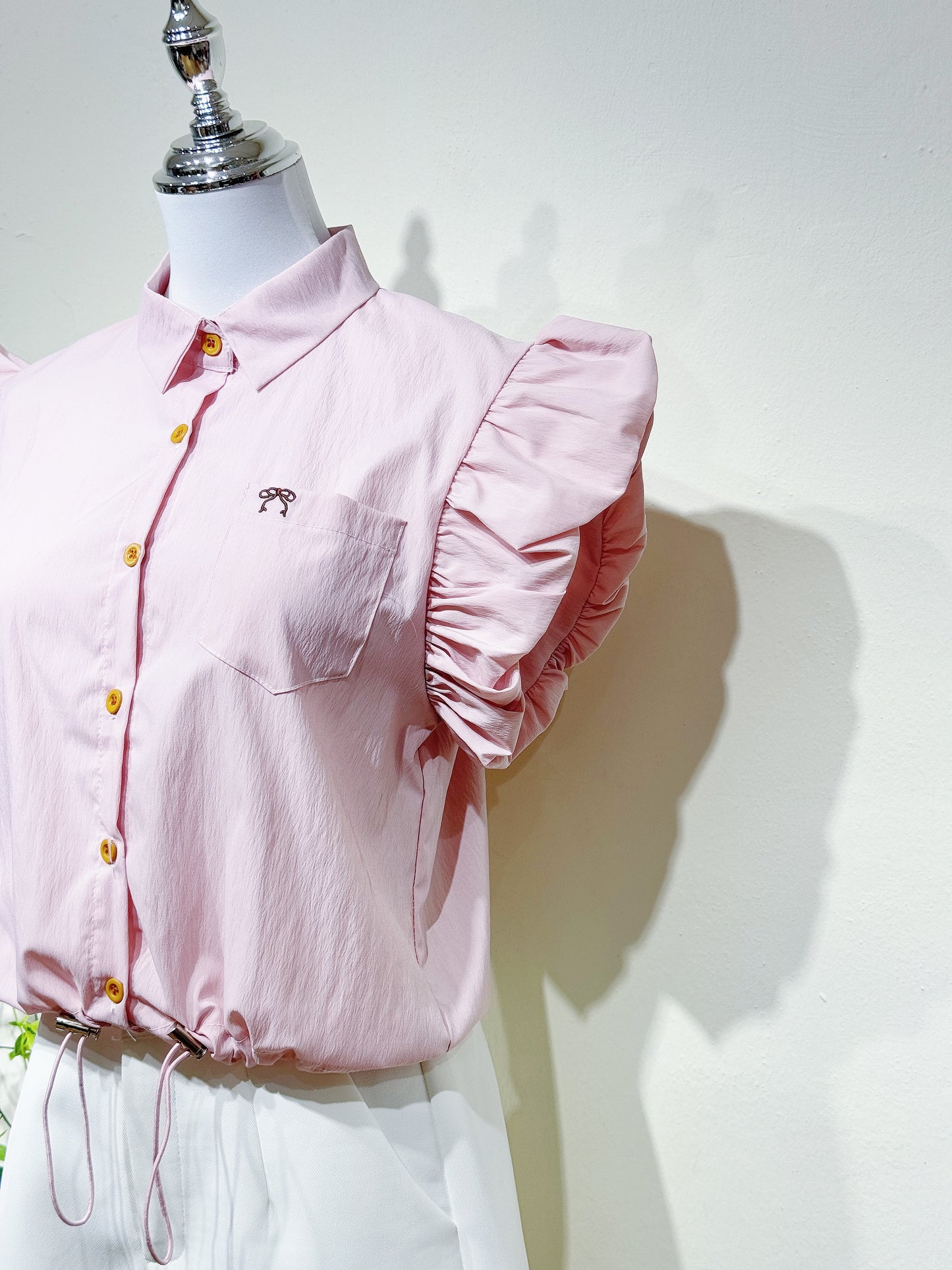 Flutter Bow Pocket Shirt