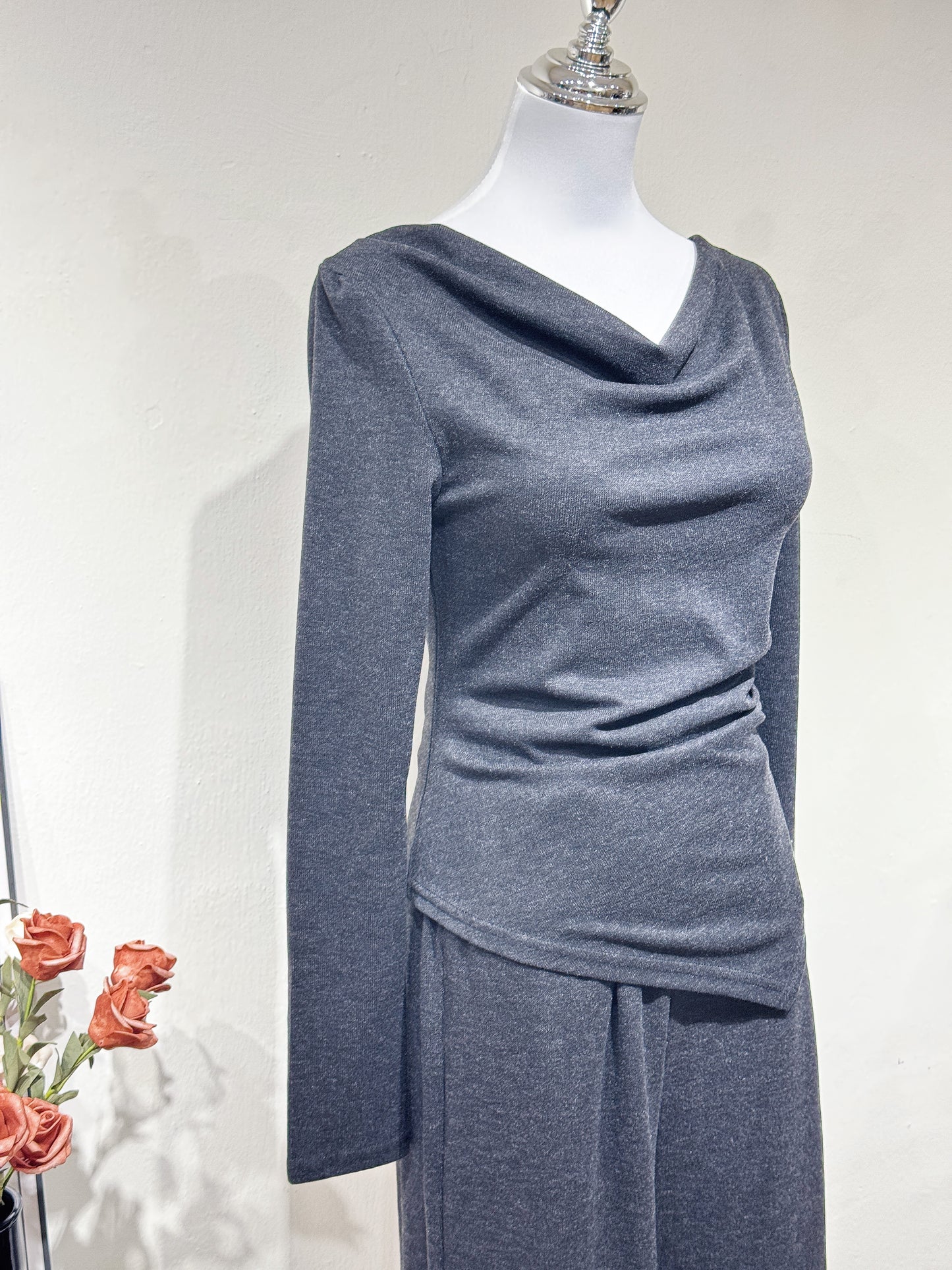 Casual Long-sleeve Elegance Set