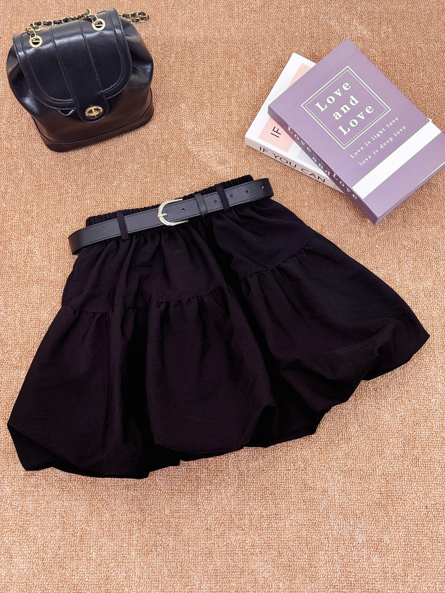 Bubble Hem Skirt