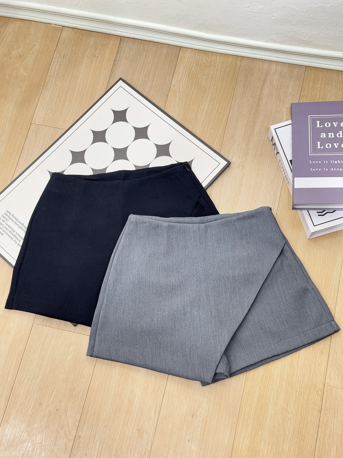 A-Line High-Waist Skort