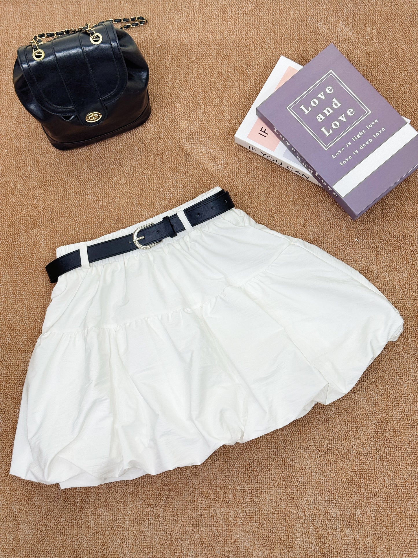 Bubble Hem Skirt