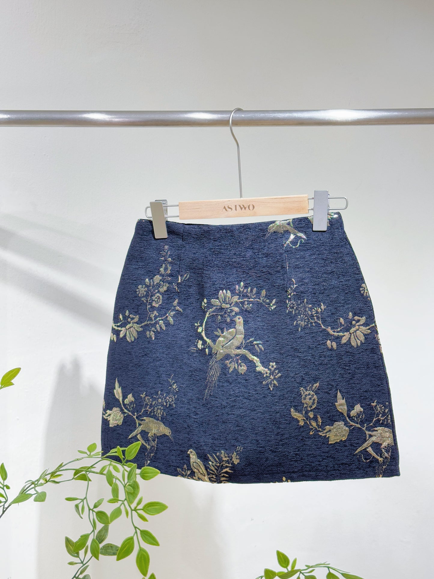 Golden Brocade Embroidered Skirt