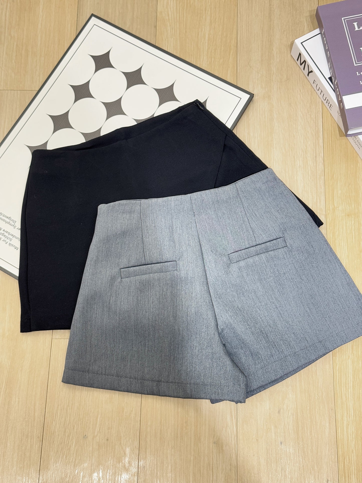 A-Line High-Waist Skort