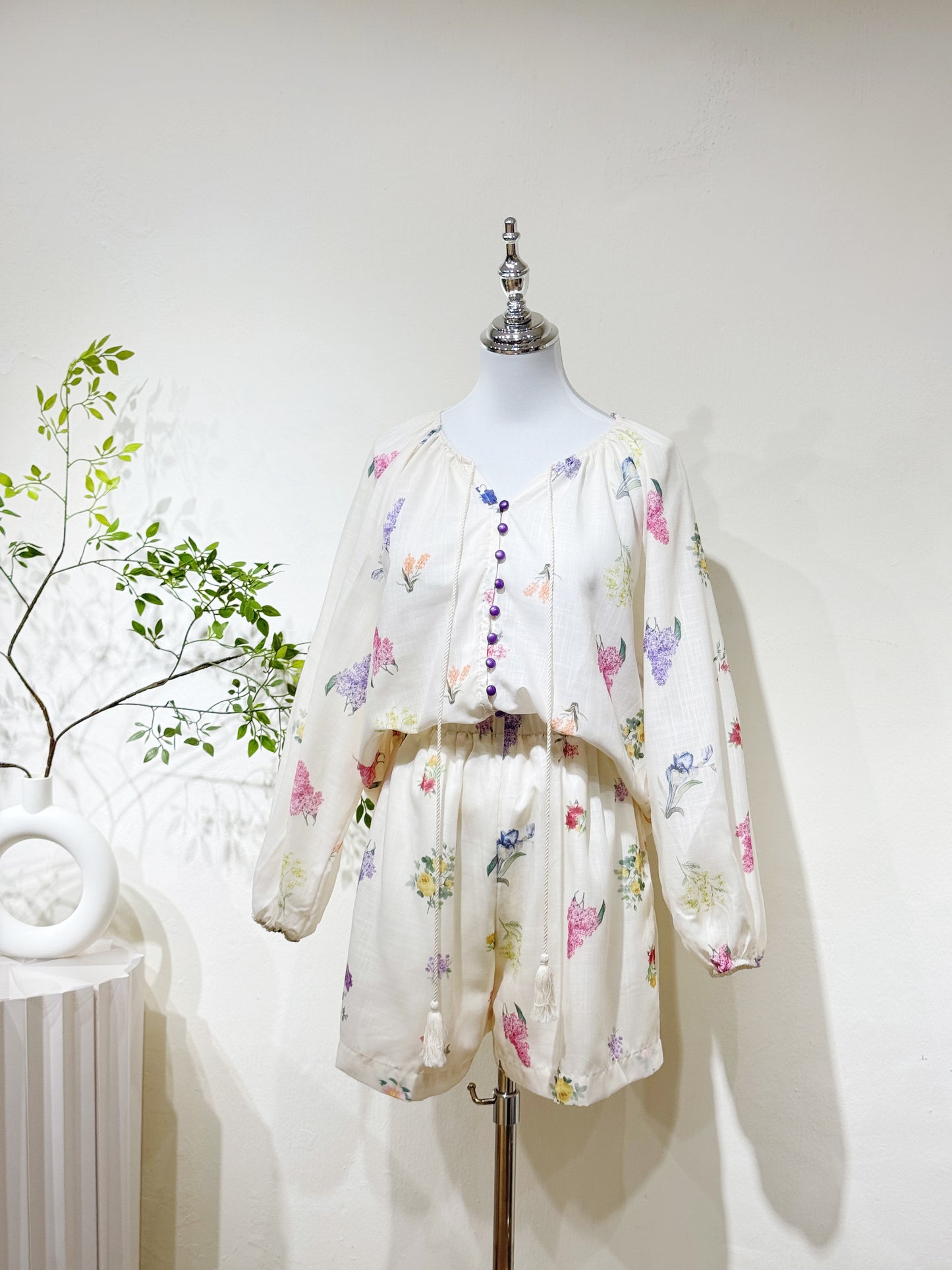 Sweet Floral Printed Set