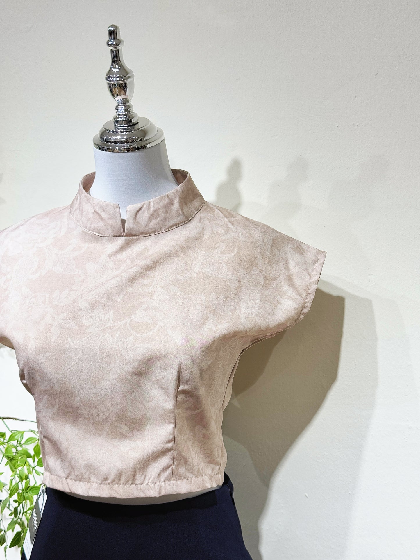 Amber Printed Crop Blouse