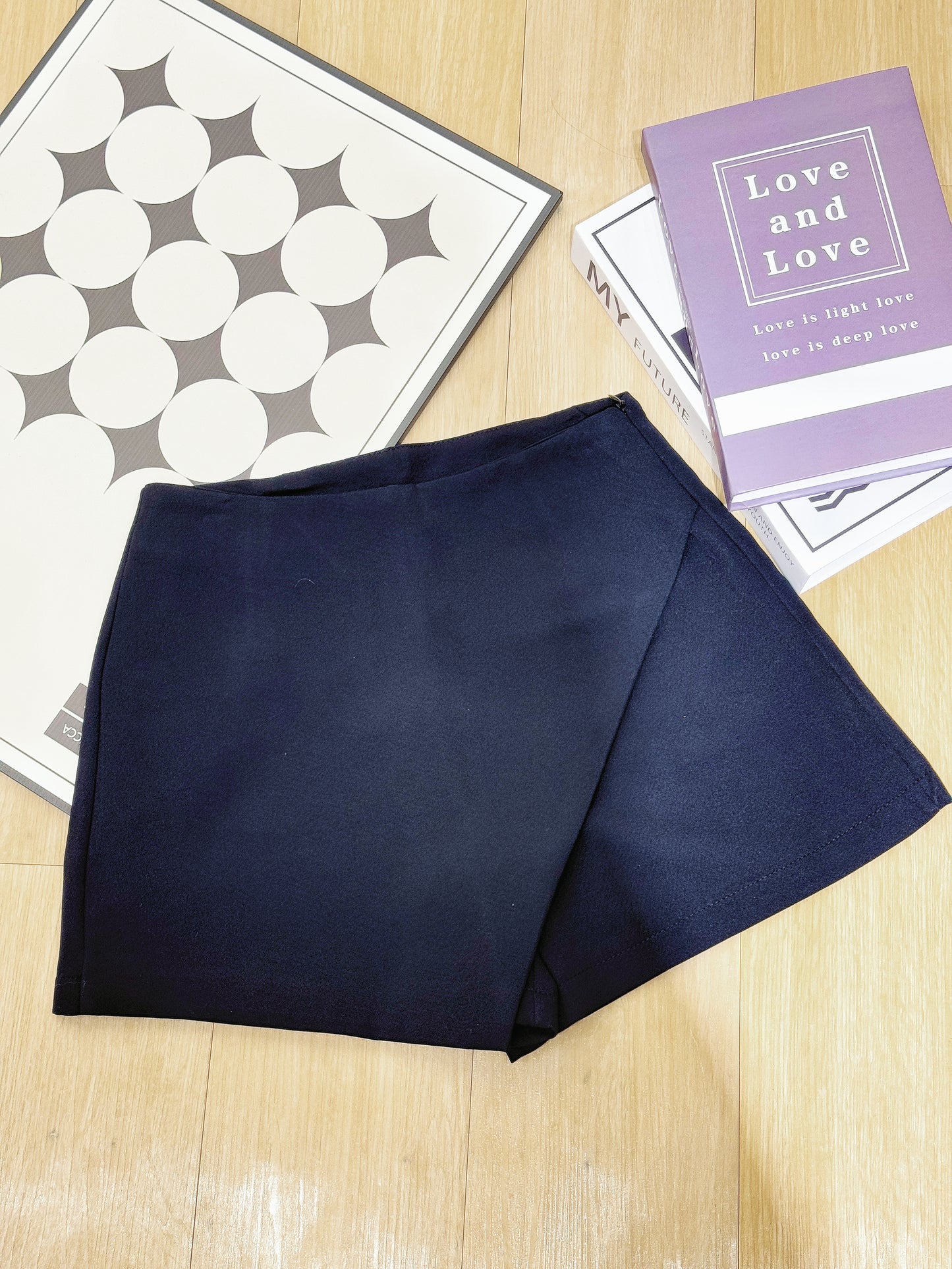 A-Line High-Waist Skort