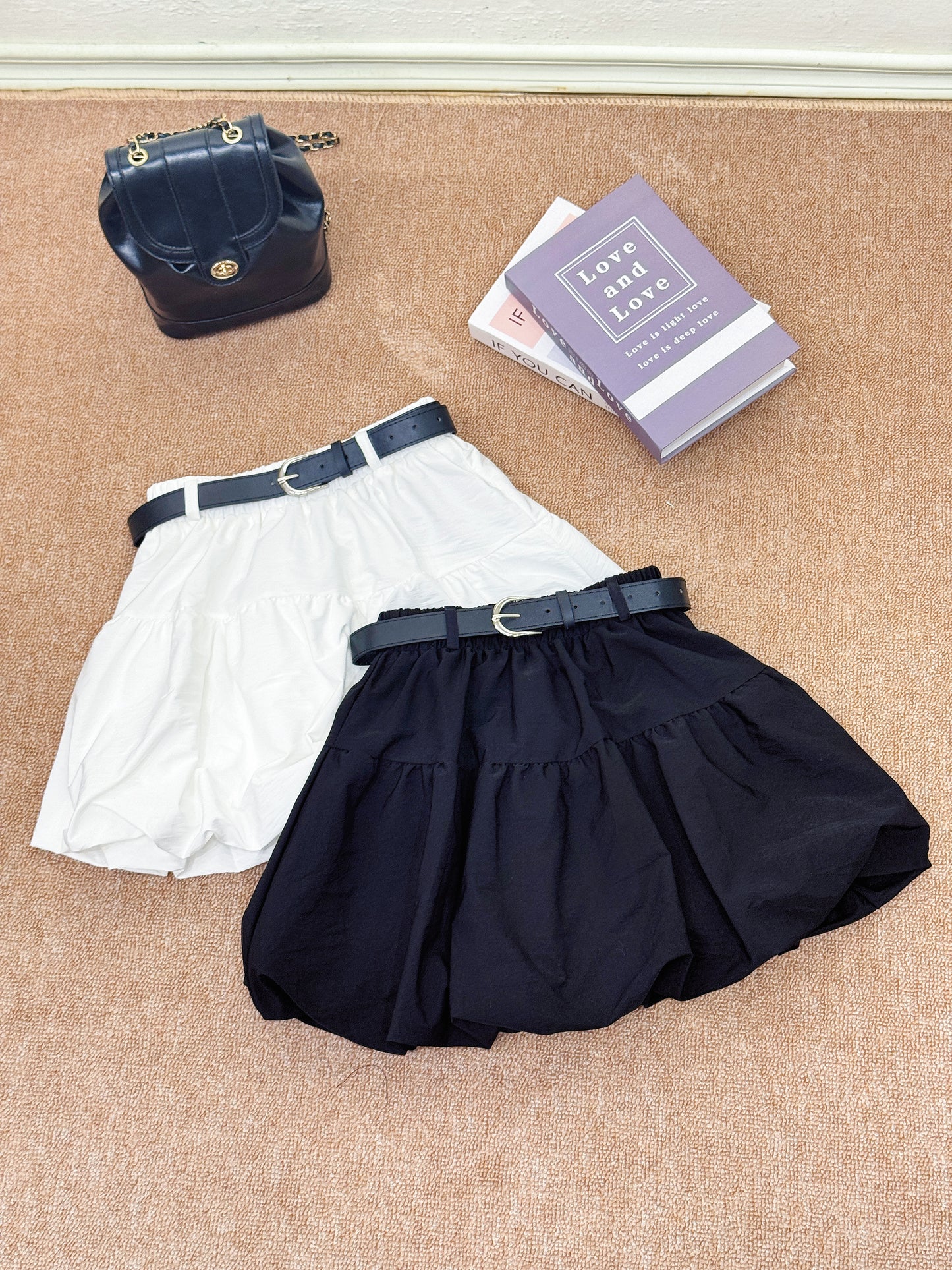 Bubble Hem Skirt