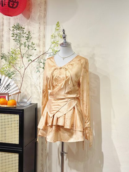 Tassel Knot Printed Set