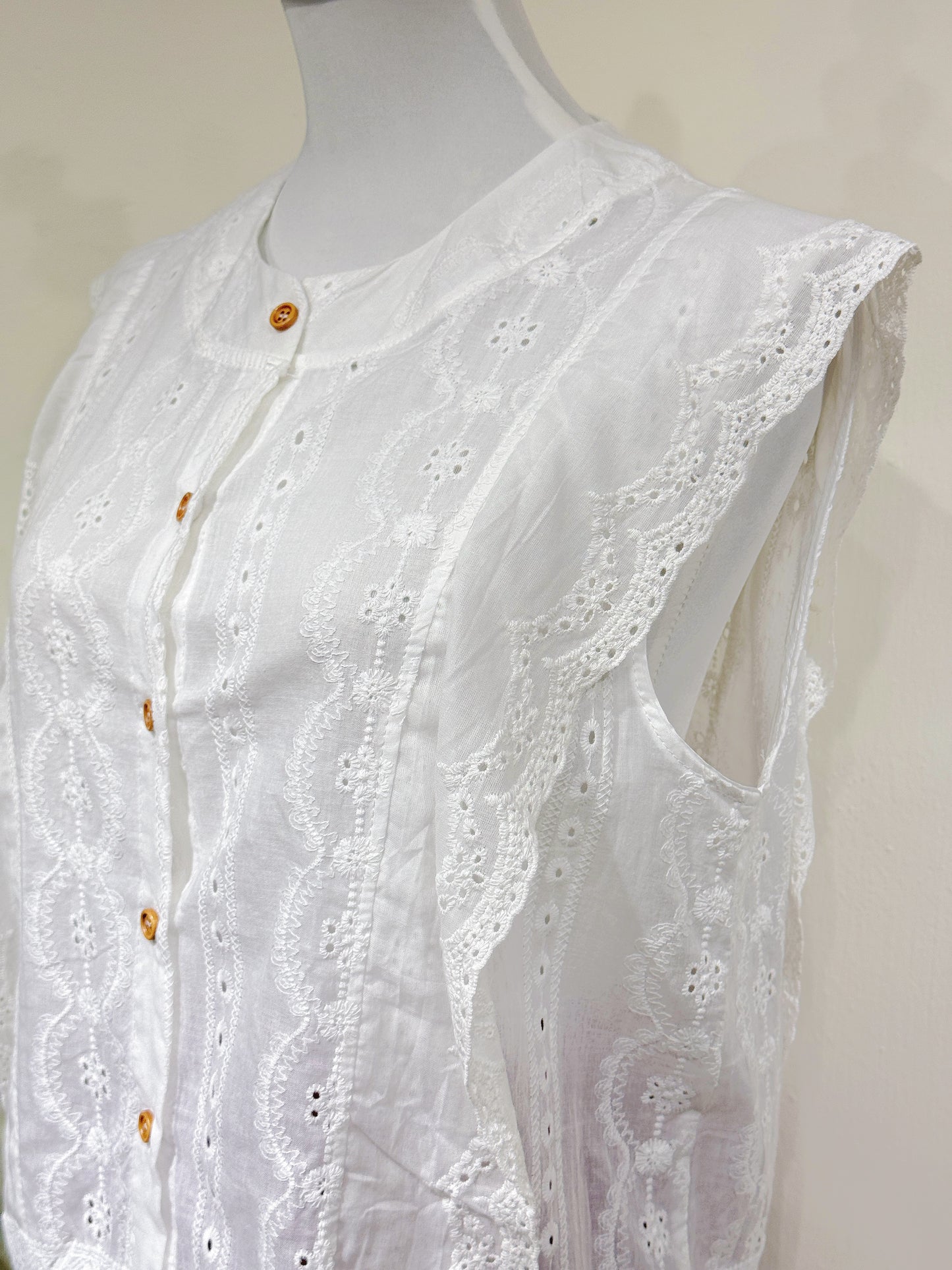 Cotton Lace Crochet Blouse