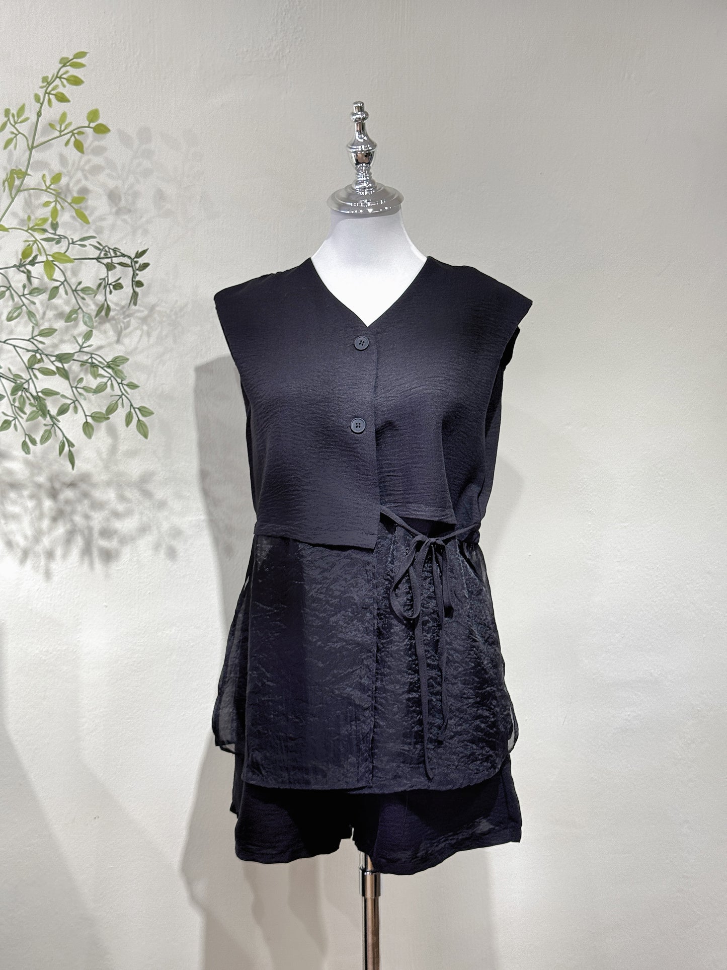 Textured+Organza Set