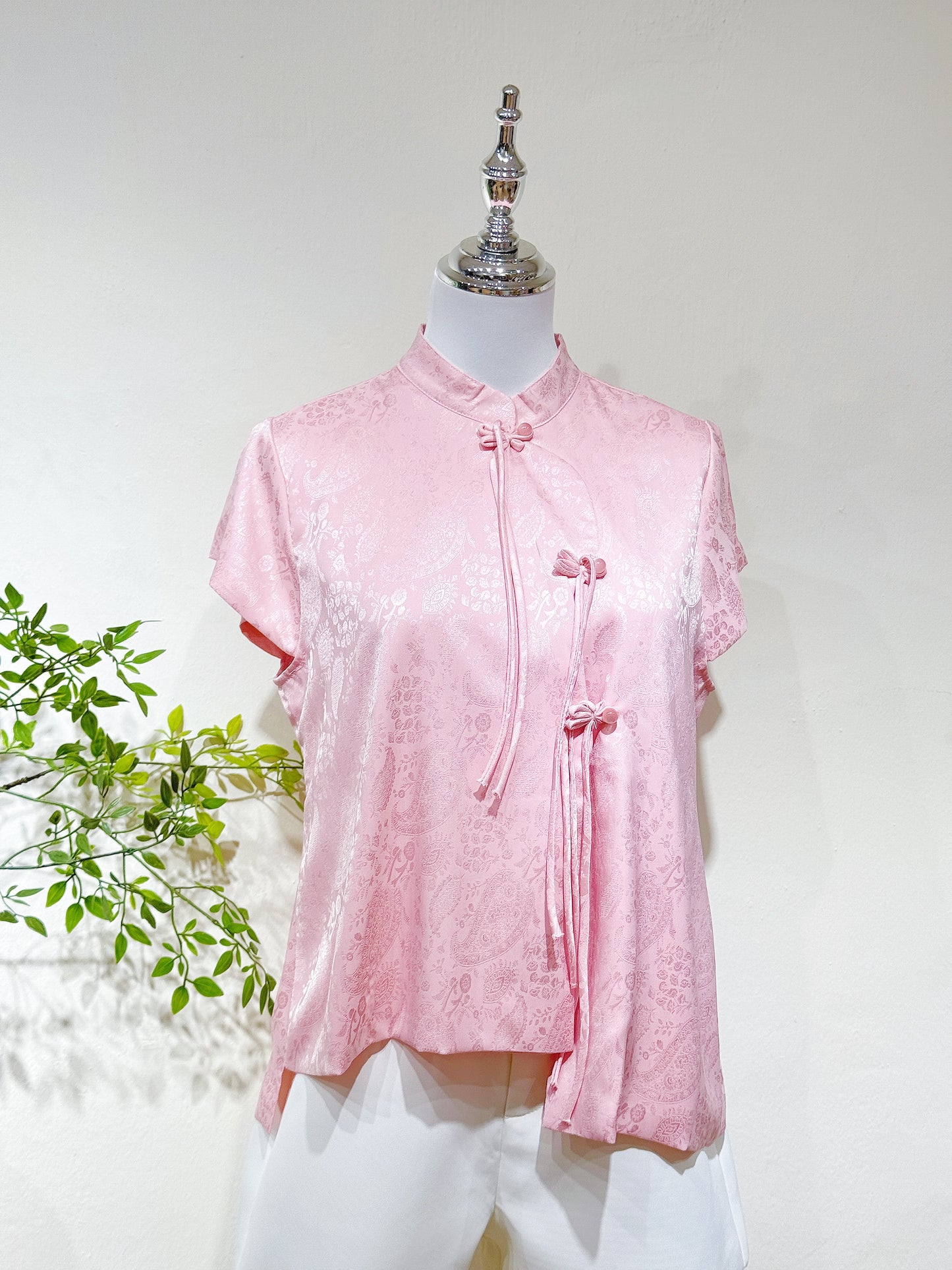 Silk & Knot Pink Top