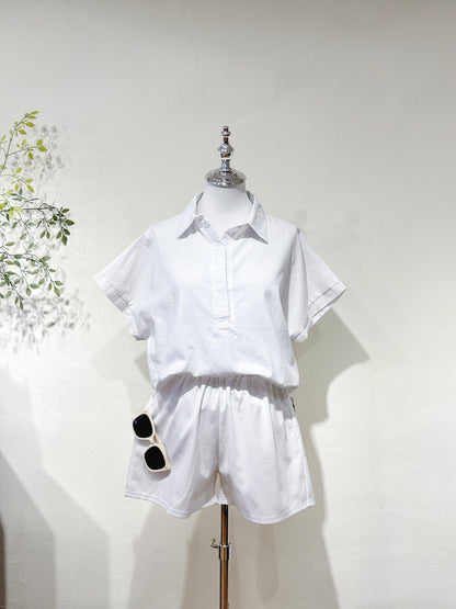 Collar Cotton-Linen Set