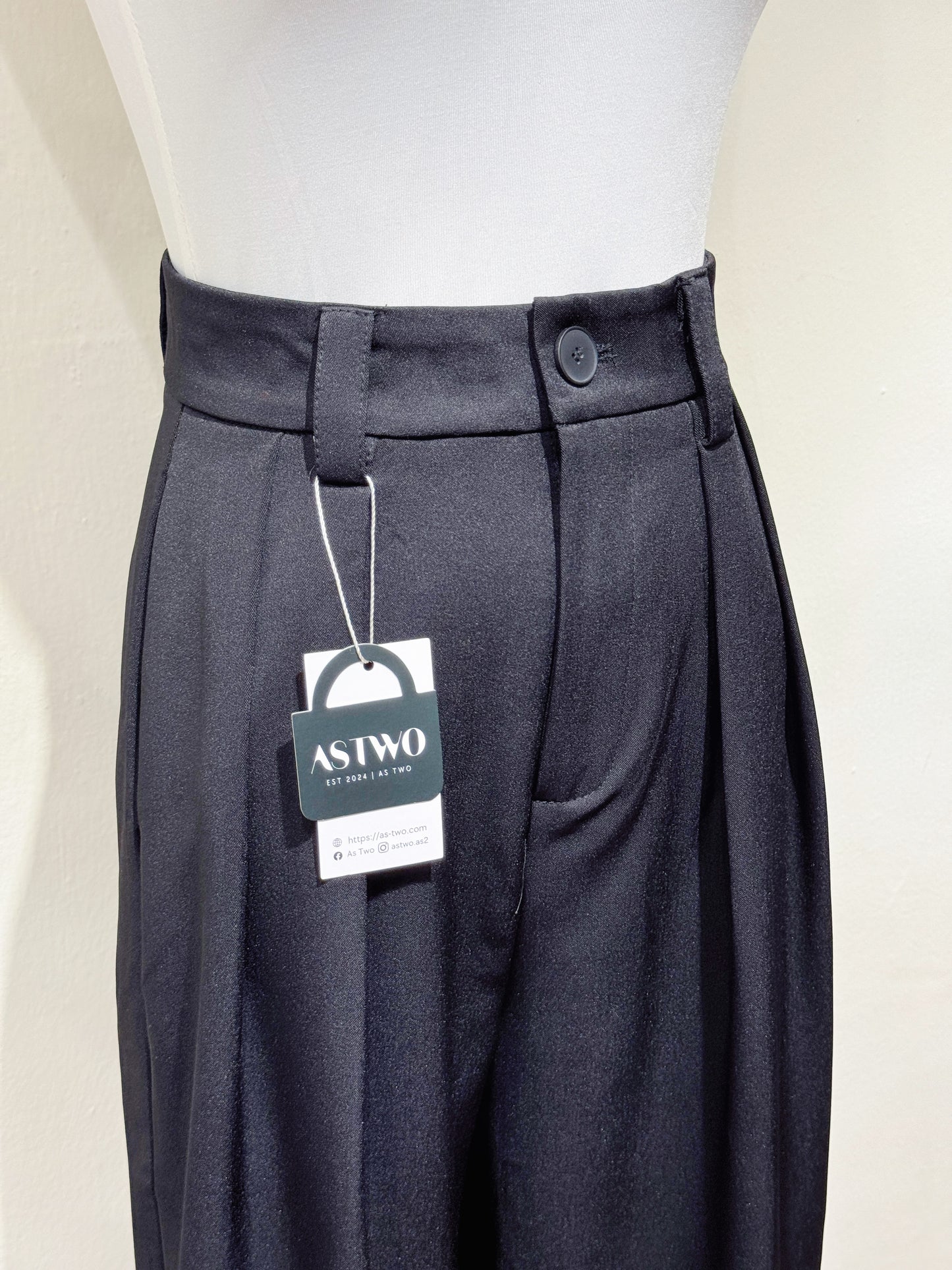 Structured Straight Pants