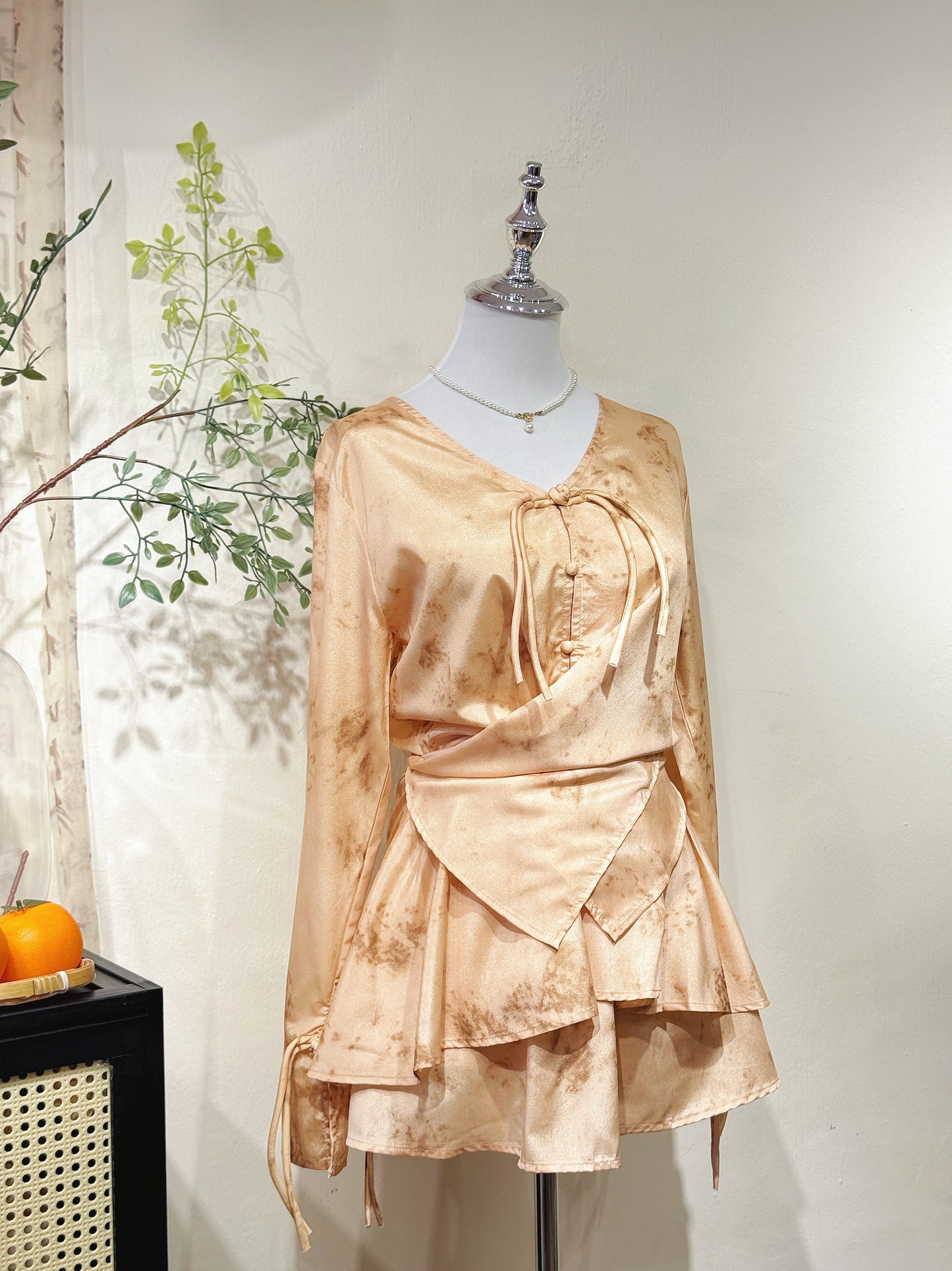 Tassel Knot Printed Set