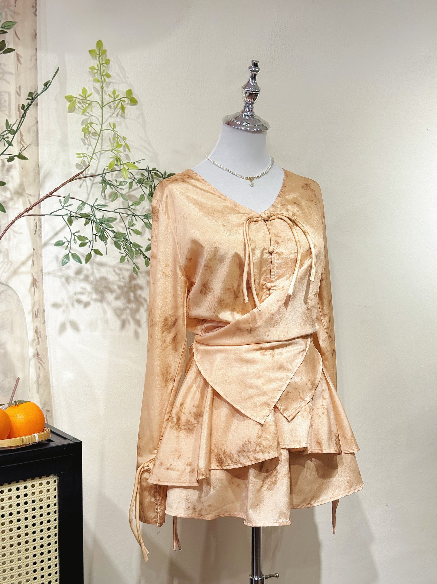 Tassel Knot Printed Set