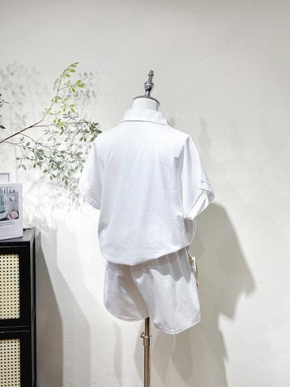 Collar Cotton-Linen Set