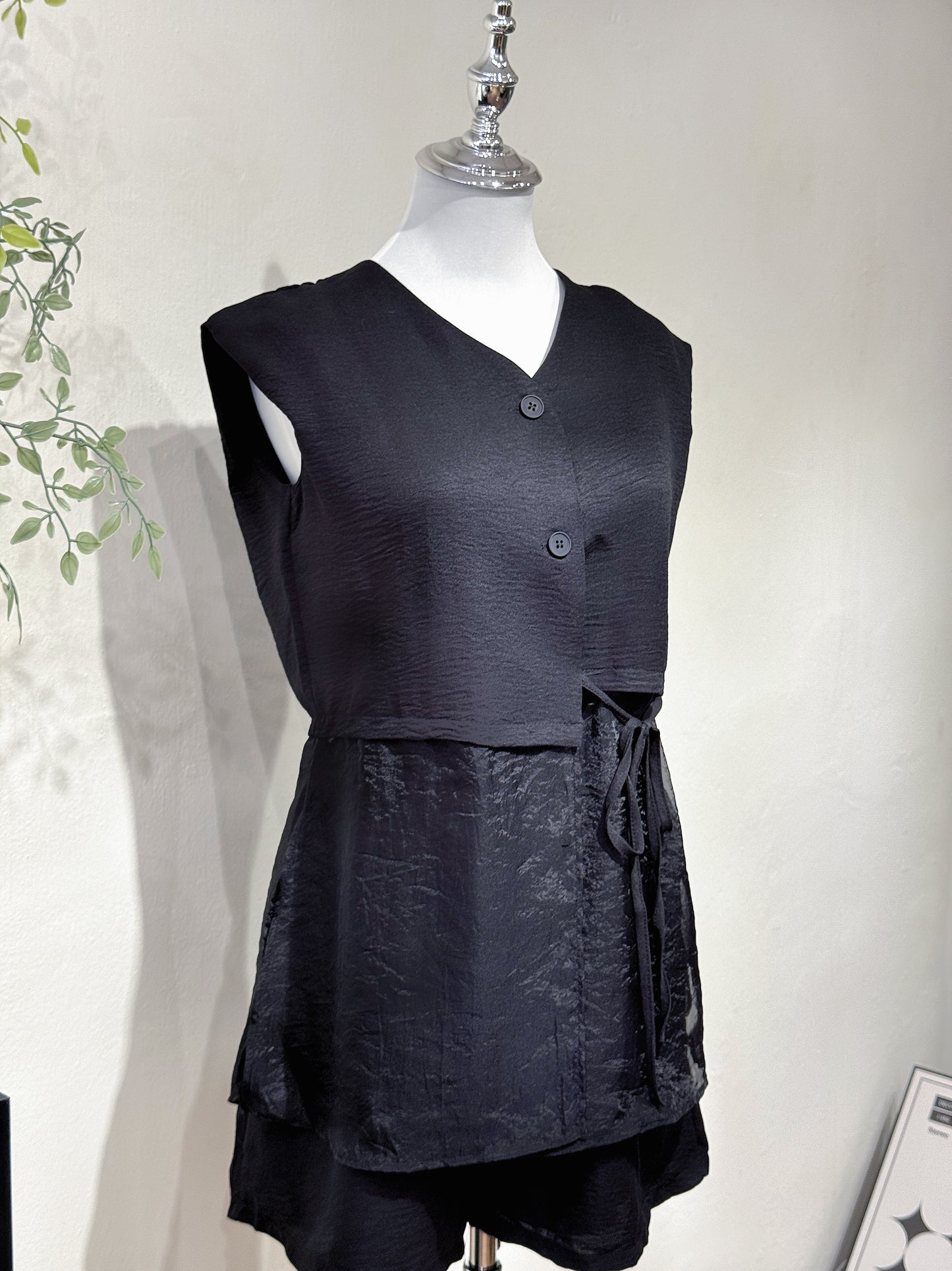 Textured+Organza Set