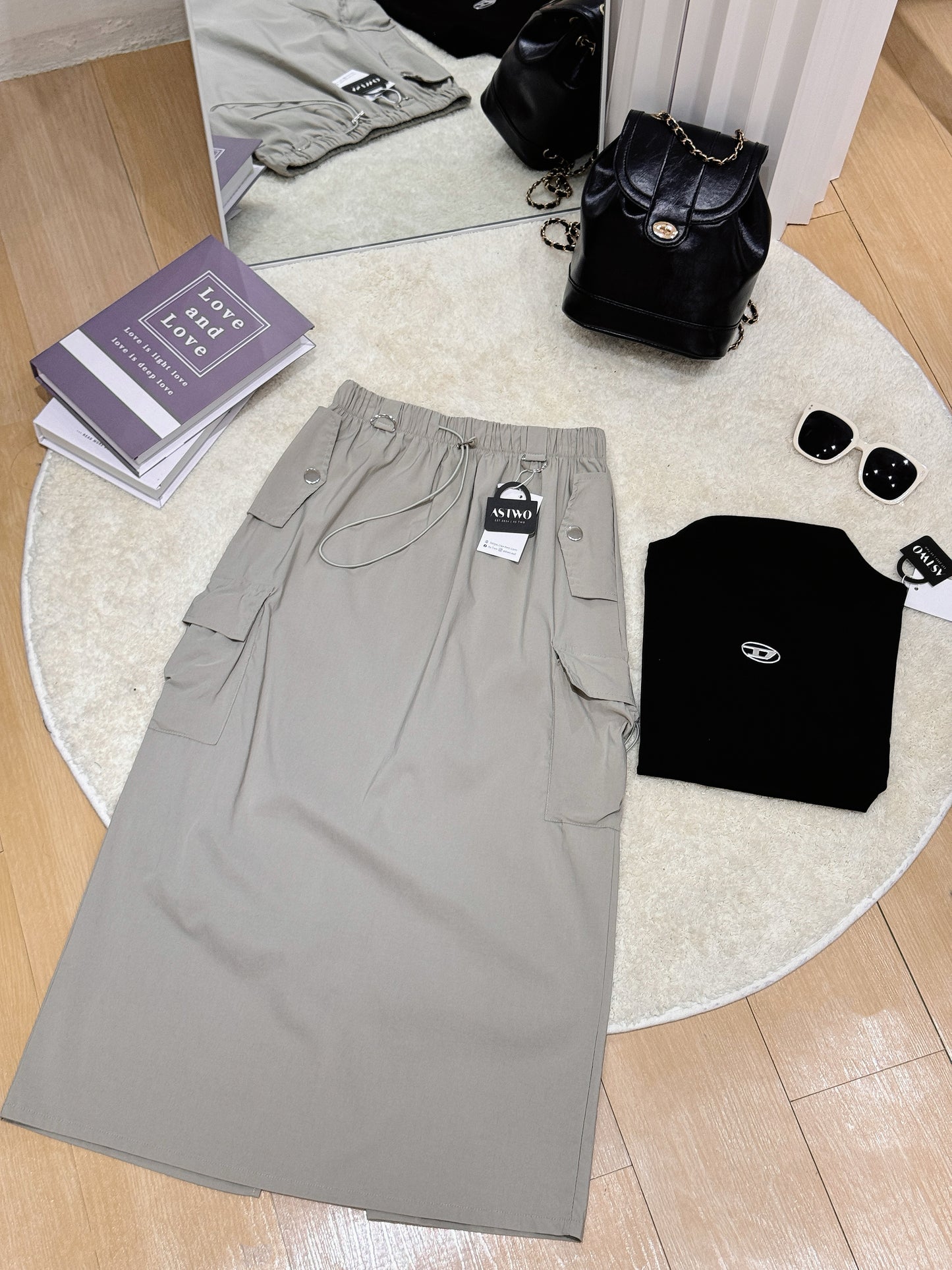 Stretch Utility Skirt