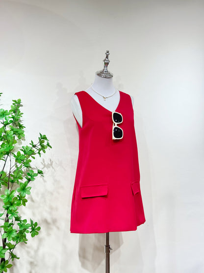 V-Neck Sleeveless Top & Pants Set