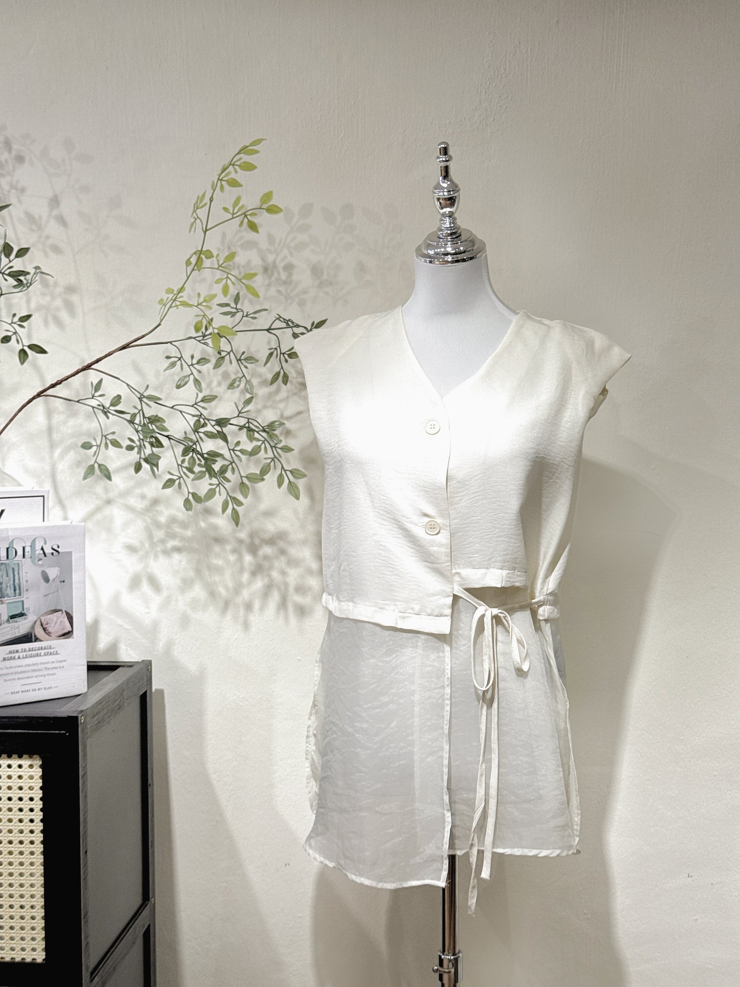 Textured+Organza Set