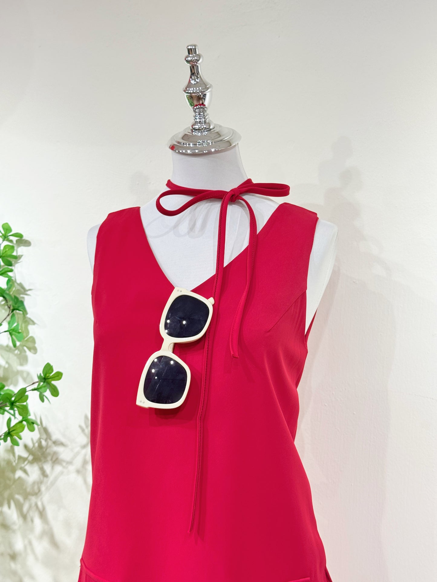 V-Neck Sleeveless Top & Pants Set