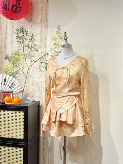 Tassel Knot Printed Set