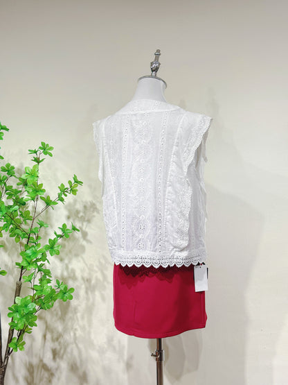Cotton Lace Crochet Blouse