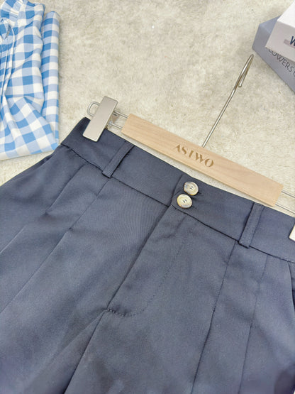 Tailored Pleat Shorts