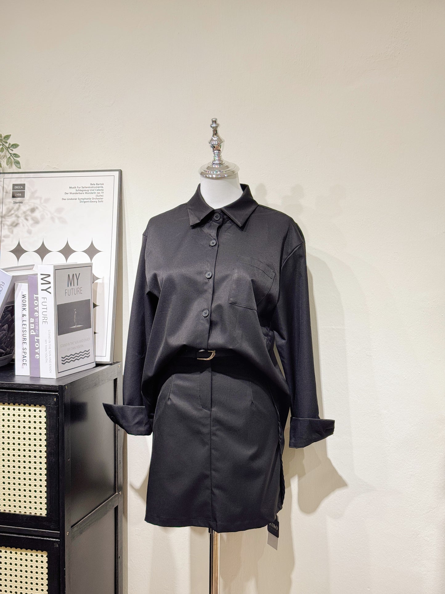 Minimalist Two-in-One Dress