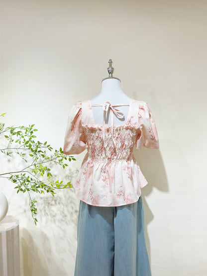 Pink Blush Bamboo Blouse