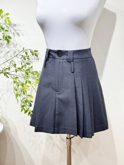 Grayful Pleated Mini Skirt