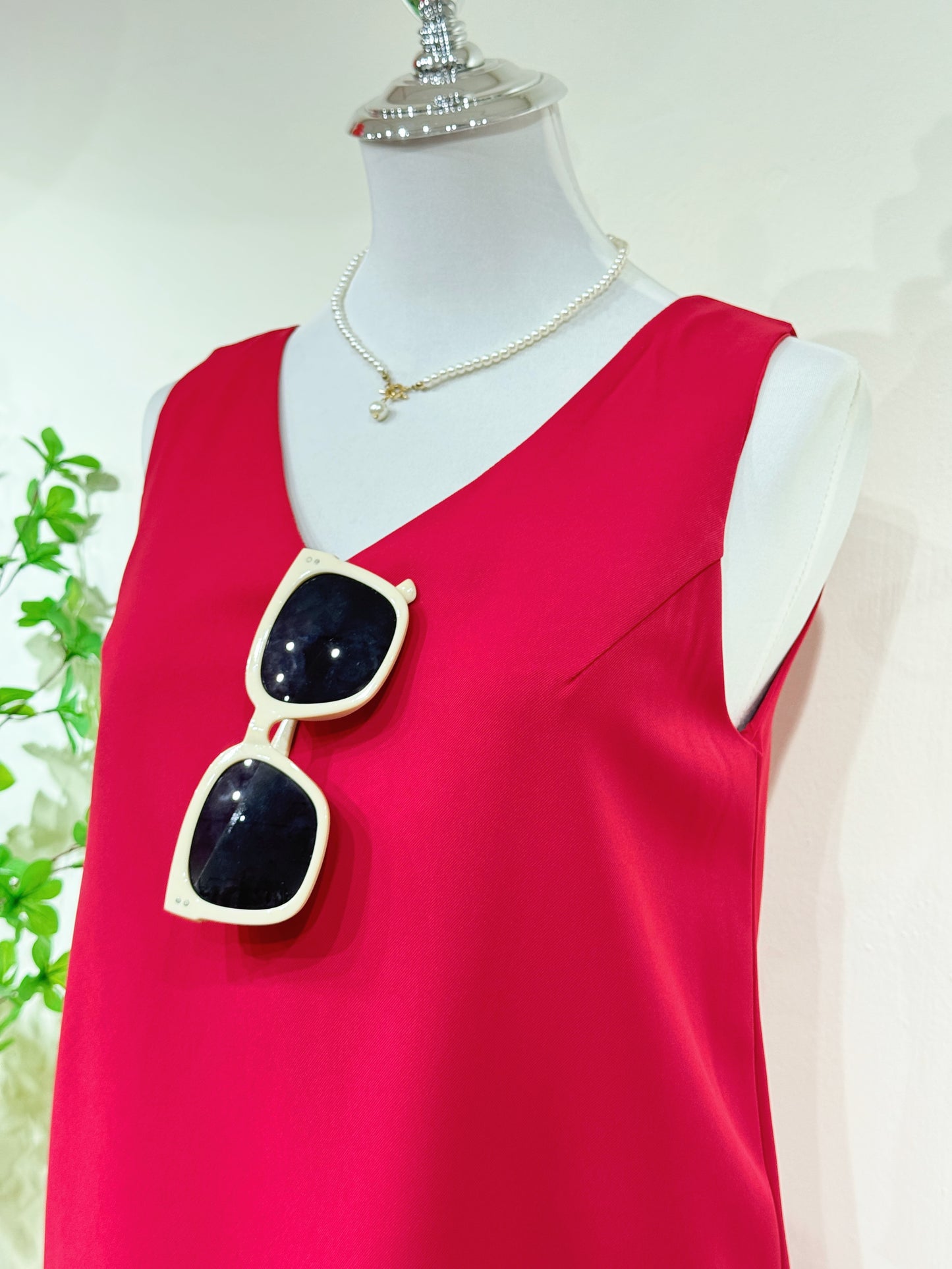 V-Neck Sleeveless Top & Pants Set