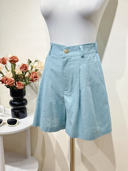 Minimalist Cotton-Linen Versatile Shorts