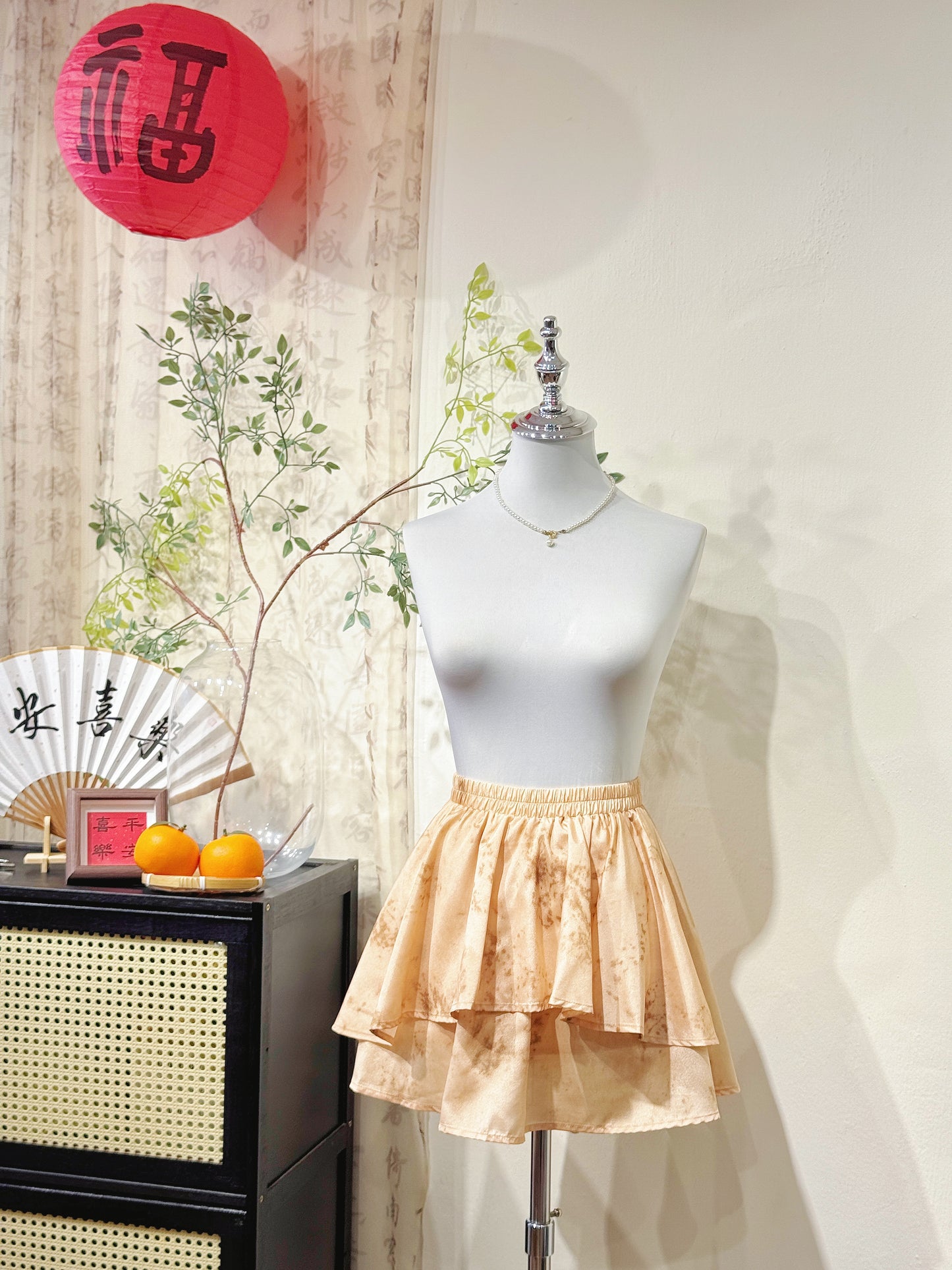 Tassel Knot Printed Set