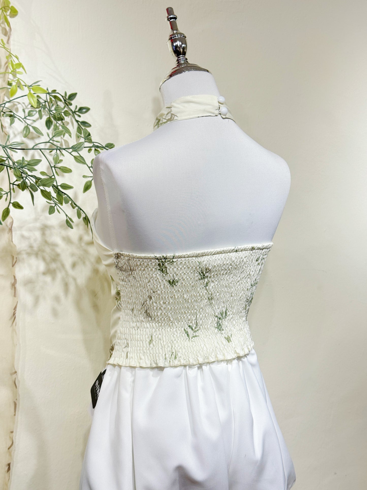 Bamboo Printed Halter Top