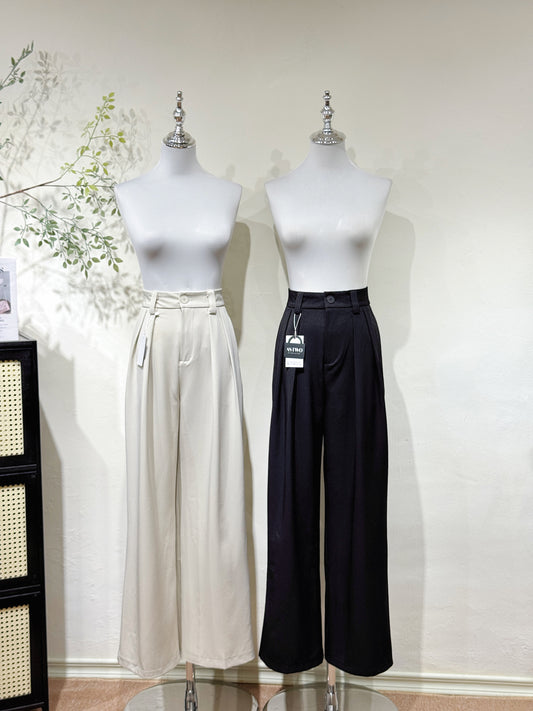 Structured Straight Pants