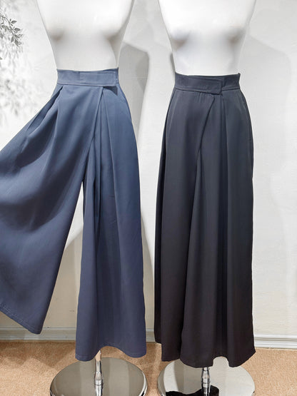 Adjustable Wide-Leg Pants